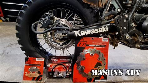 kawasaki klr break pads review